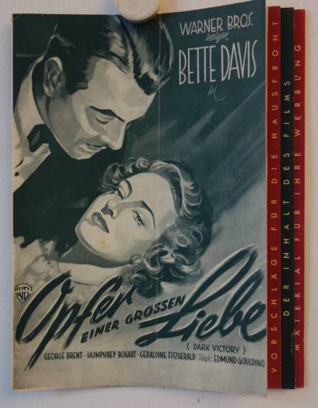 Dark Victory original release german pressbook